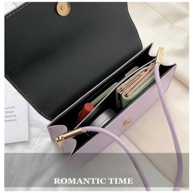 Fashionable Women Shoulder Bag PU Leather Armpit Handbag Casual Small Square Purse for Ladies Stylish Solid Color Crossbody Bag Z250926