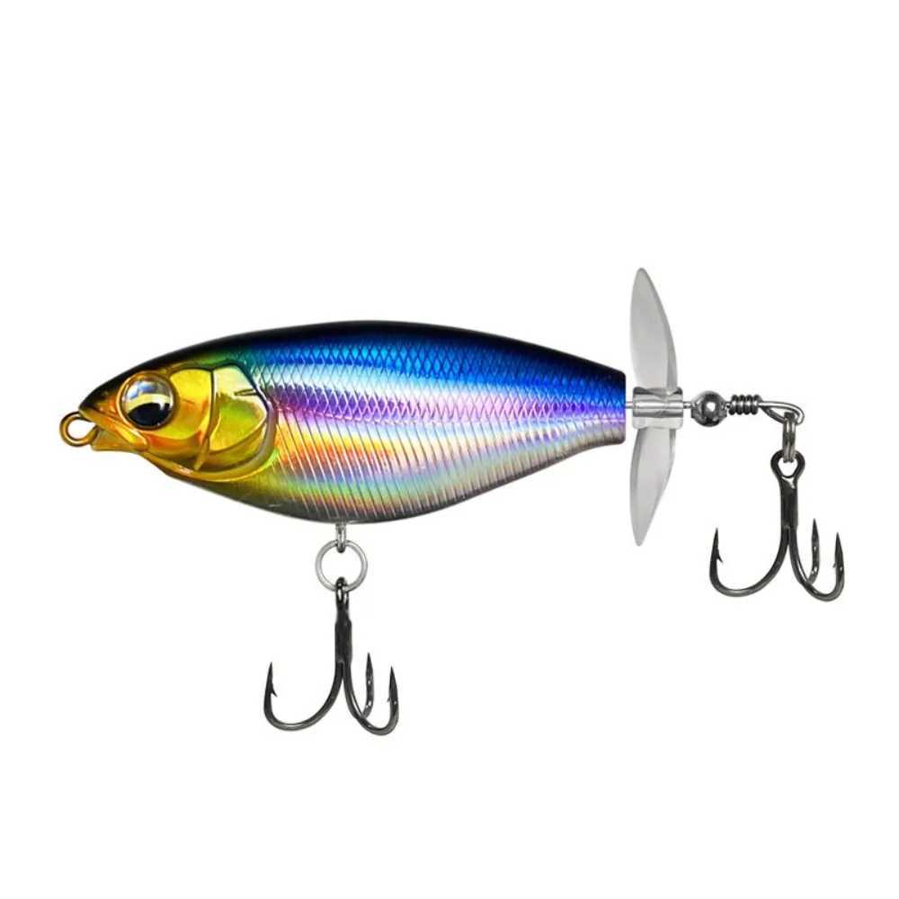 7cm6g 9cm11g pelr War Lure Surface Bait Bass Fake Bait Hardbait Rotating Tail Topwater Fishing Lure Floating W250926