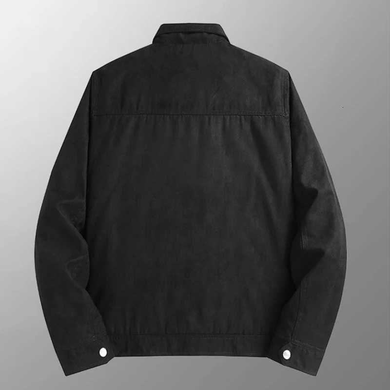 Autumn and Winter Jacket Fashionable and Simple Mens with Thick Cotton Comfortable Jacket Casual and Versatile Mens Clothing W250926