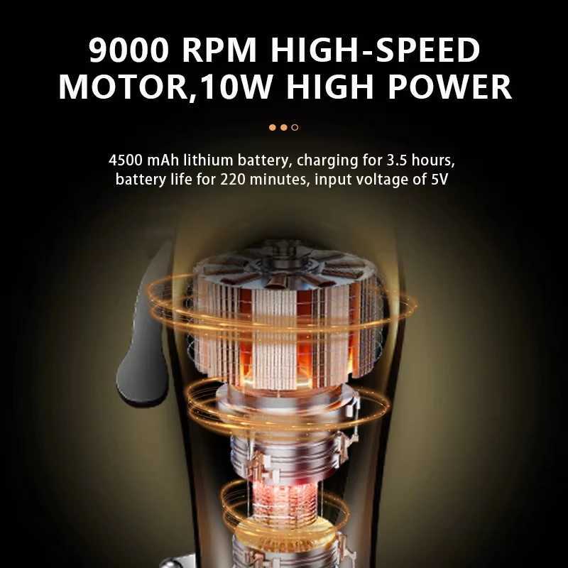 Kemei KM1691 9000rpm Hightspeed Hair Clipper USB Charging Hair Cutting Machine Rechargeable Professional Electric Trimmer R250926