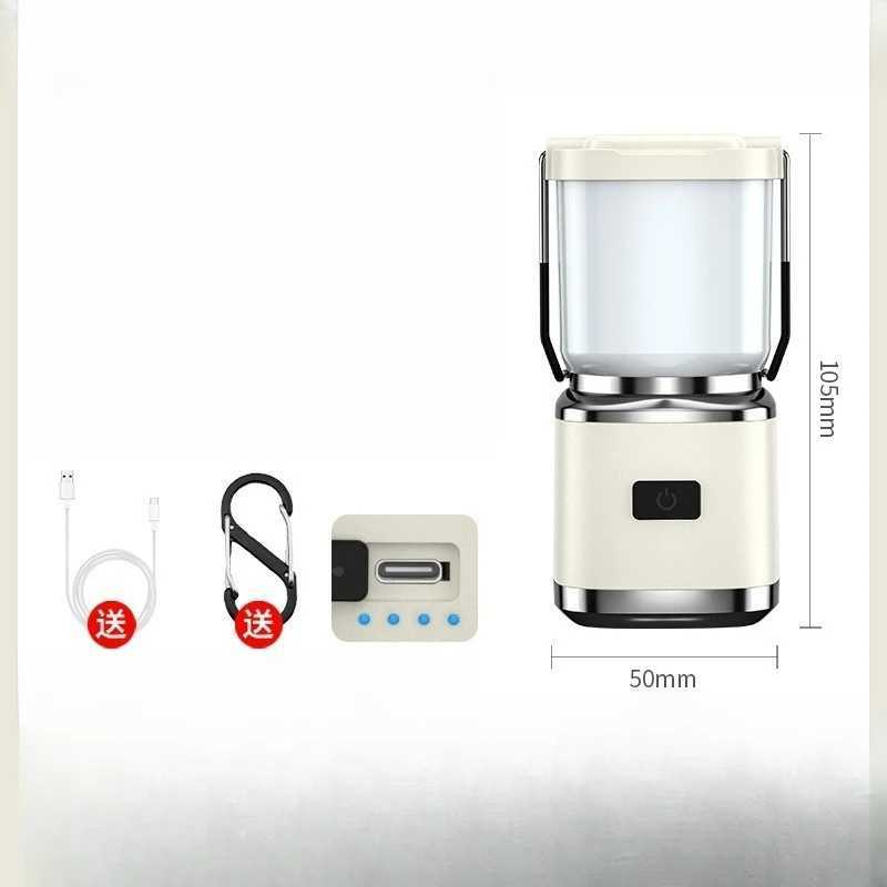 Mini camping lantern portable outdoor dimmable charging longlasting handheld mood light for camping C250925