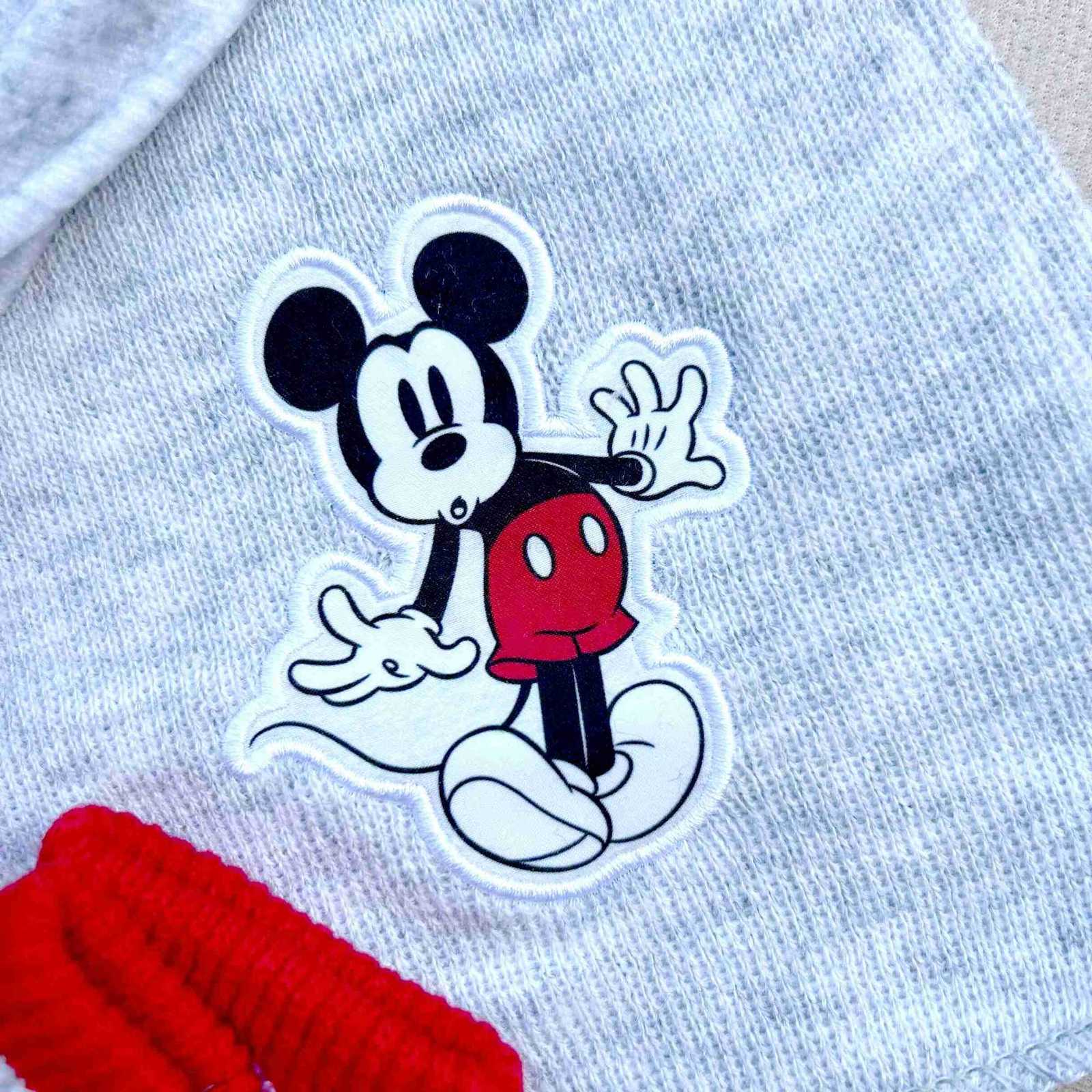 Disney 3pcsset 48Years Childrens Hat Minnie Mickey Boys Cartoon hats scarf gloves hat knitted sets girl cap H250926