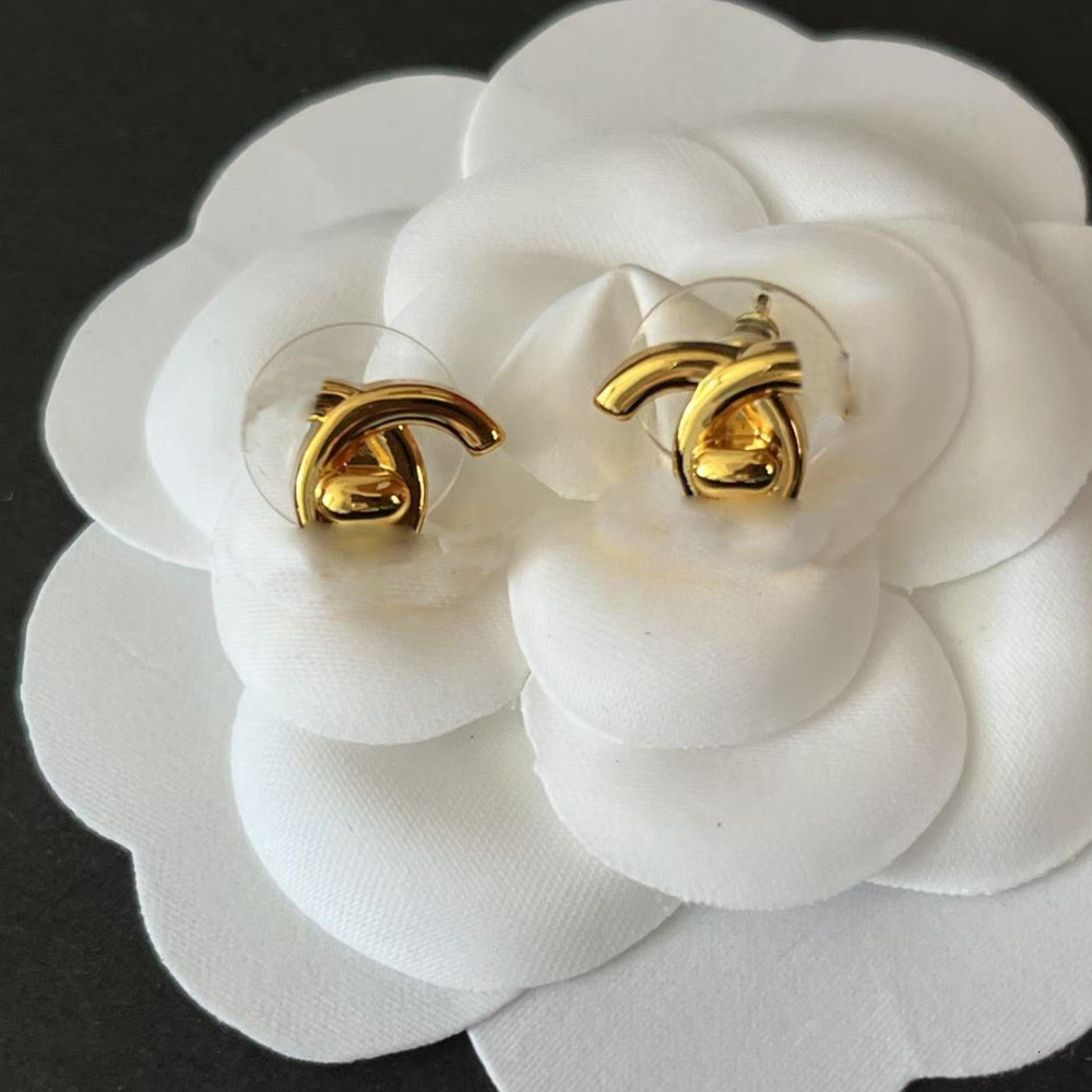 Stud Designer Earrings For women Party Wedding Lovers Gift Classic Stud Gold MiNi Earings Have Stamp AA