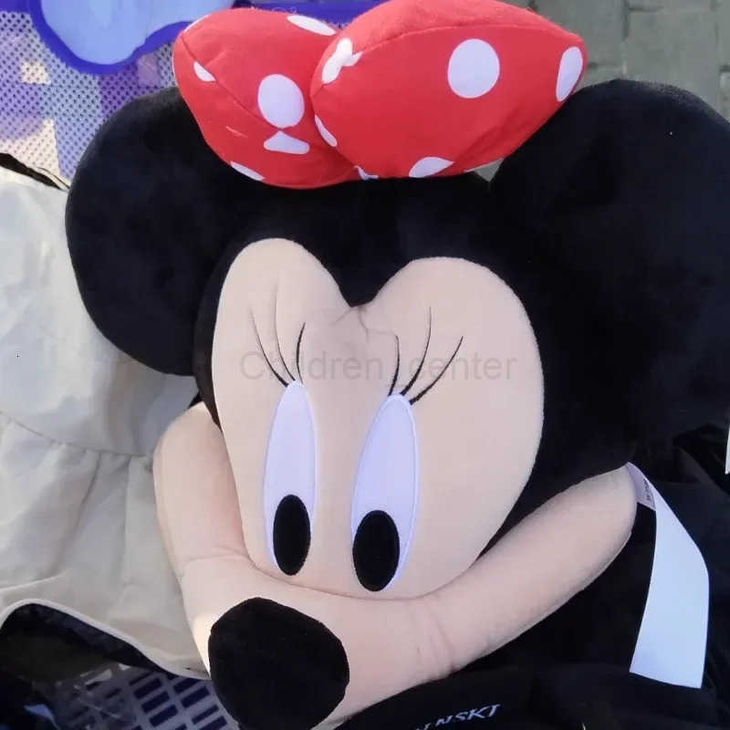 Disney Cute Cartoon Mickey Minne Winnie Hat Thickening Keep Warm Ear Protection ColdProof Integration Cute casual travel hat H250926