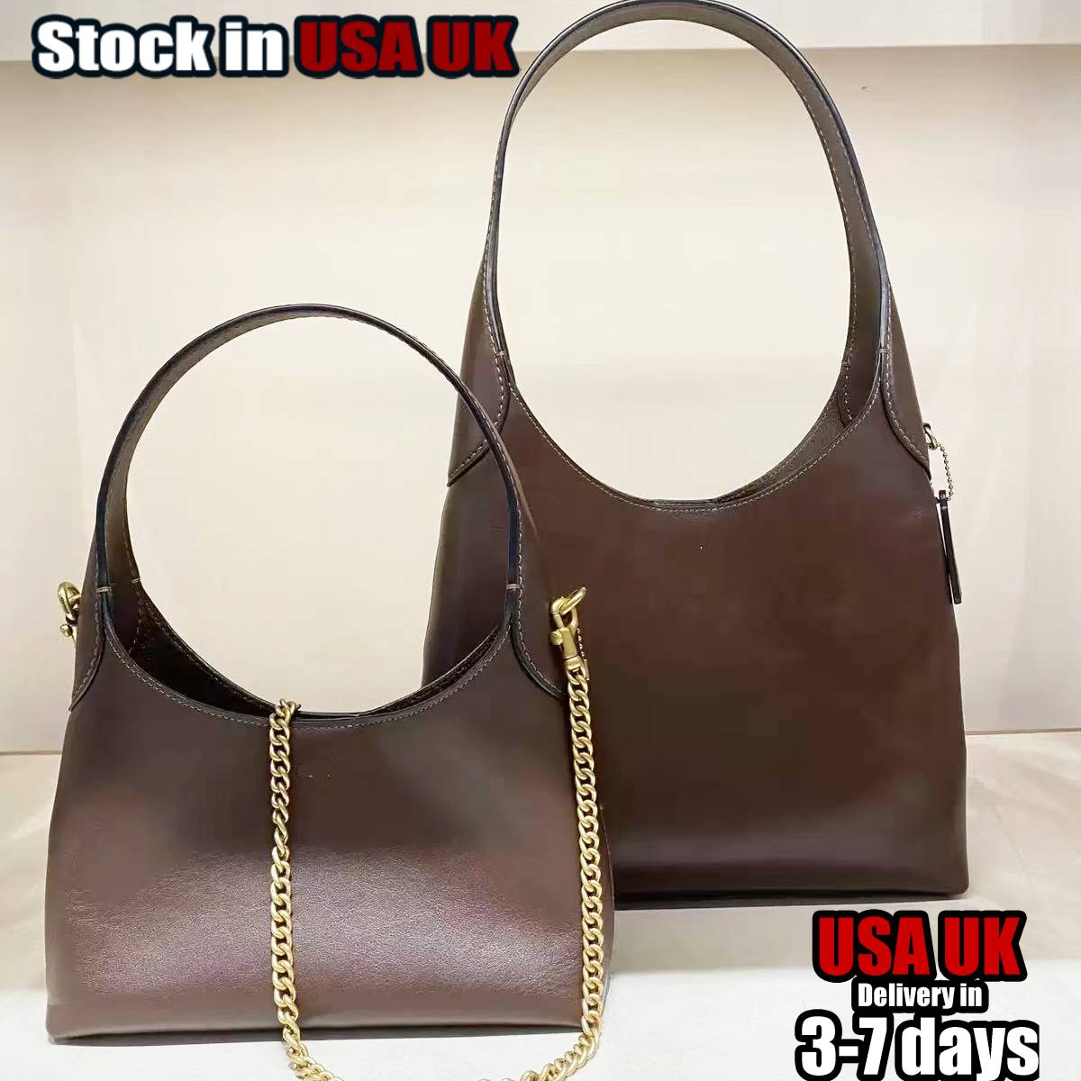 brooklynn bag 39 28 23 Large laurel shoulder bags Tote bag shoulder bags women's new real leather hobo suede brown luxury large capacity brooklyn shopping bag
