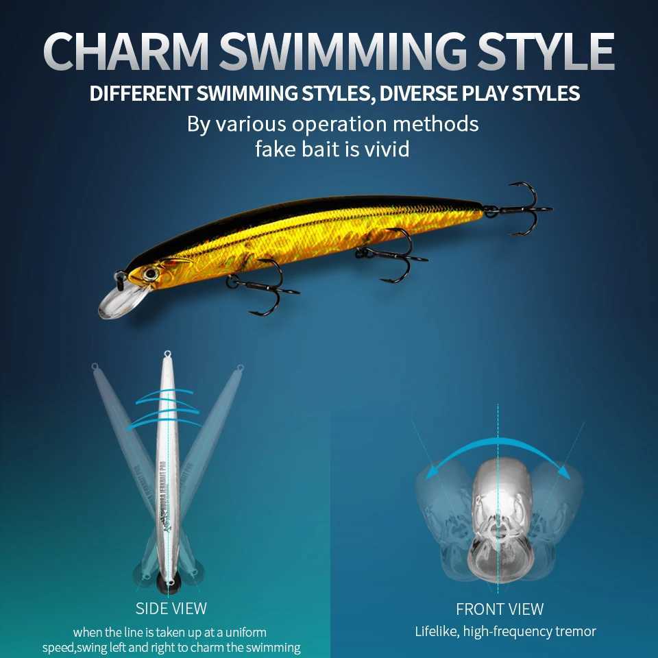 BEARKING 13cm 21g SP Depth18m Top Wobbr Hard Bait Quality fional Minnow for Fishing Tack W250926