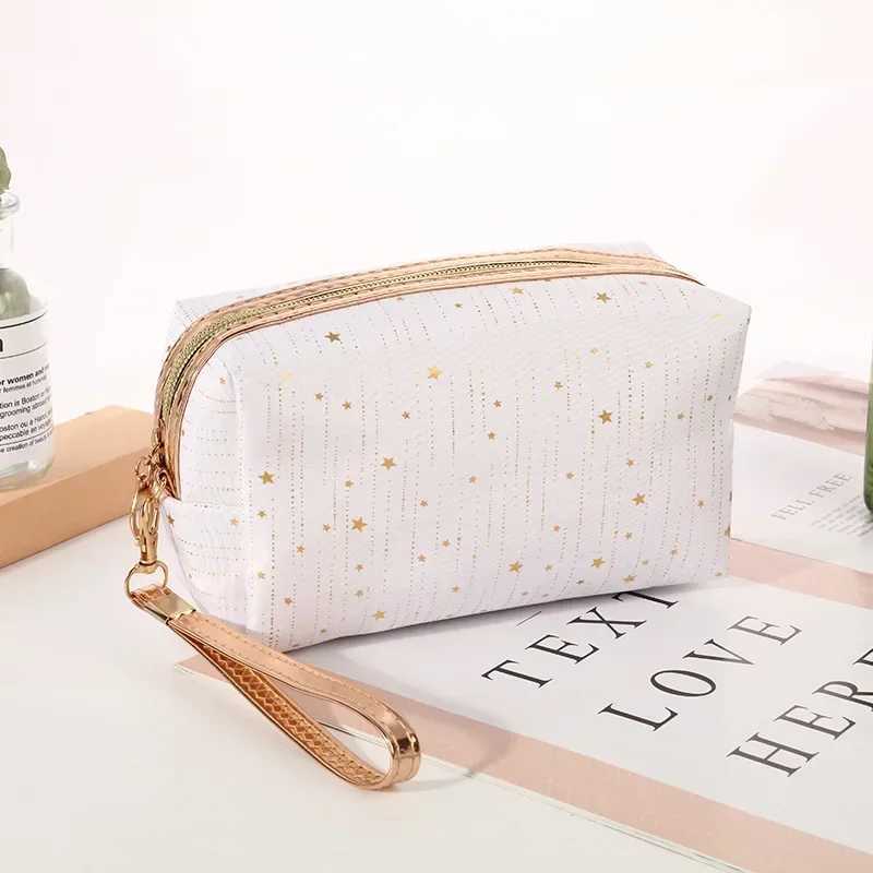 Fashion Women Cosmetic Bag Paillette Stars Ladies Makeup Bag Toiletry Bag Makeup Pouch Tampon Holder Travel Cosmetic Organizer J250926