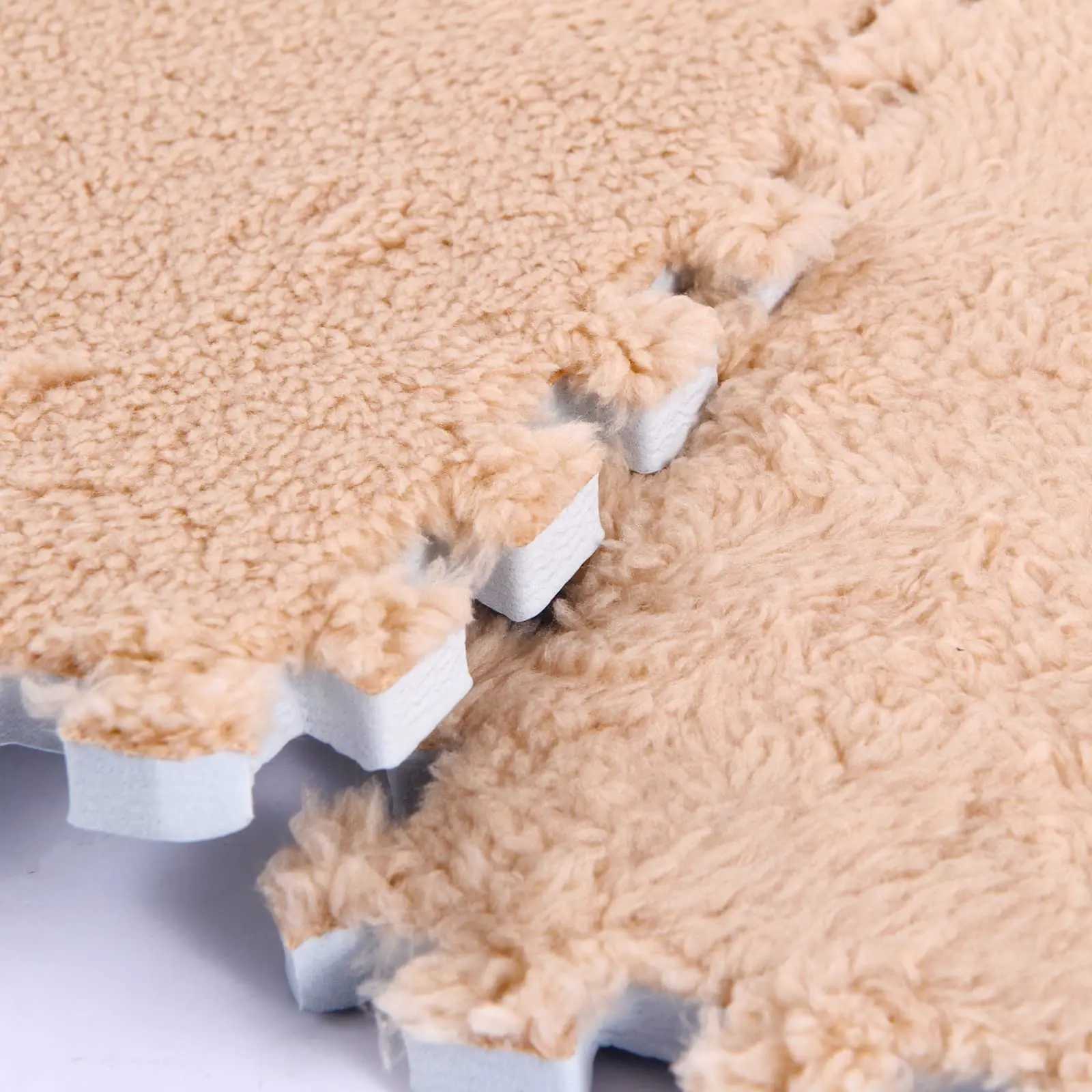 60pcs Soft Plush Baby Play Mat EVA Foam Childrens Carpet Interlocking Exercise Tiles Floor Carpet And Rug for Kids Pad 3030 CM Y250926
