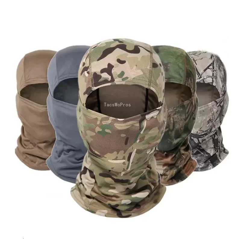 Tactical Camouflage Balaclava Full Face Mask Outdoor Hunting Bicycle Cycling Bandana Neck Gaiter Combat Airsoft Z250926
