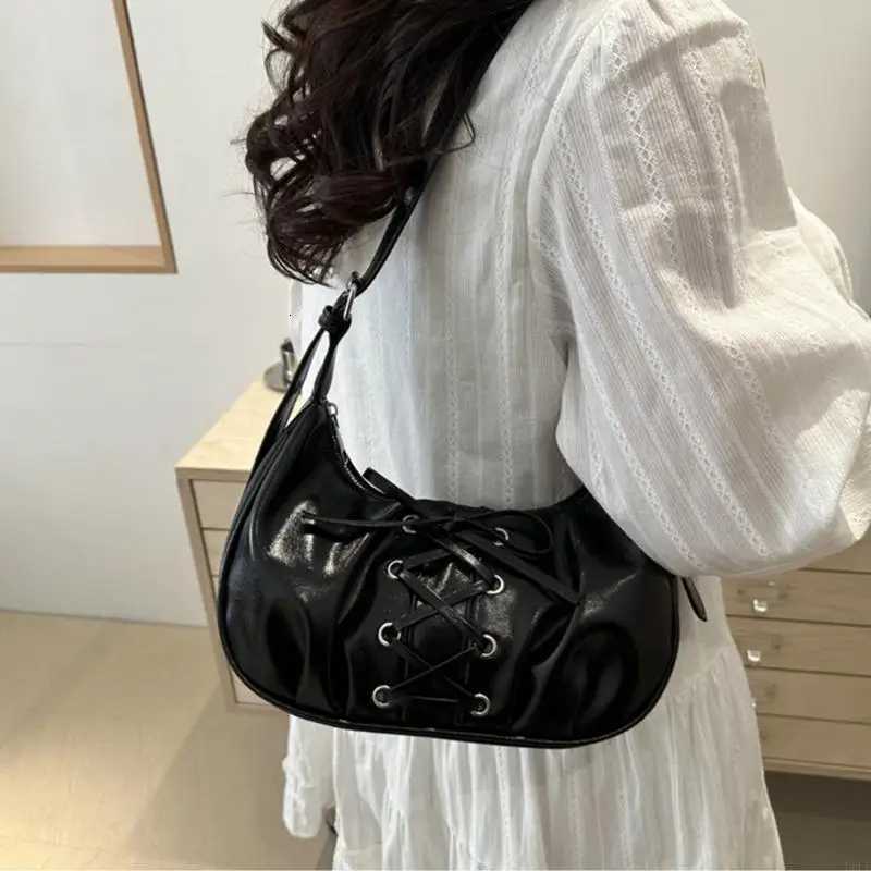 D0LF Shoulder Bag for Women Girls Trendy Evening Clutch Purse Pu Leather Under the Arm Purses Slings Bag Handbag Saddles Bag Z250926