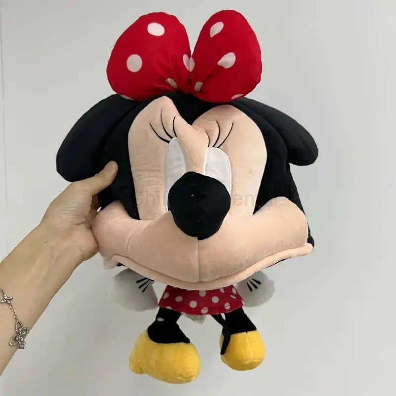 Disney Cartoon Mickey Minne Cute Hat Plush Thickening Keep Warm Ear Protection ColdProof Integration Couple Hat Travel Hat Gift H250926