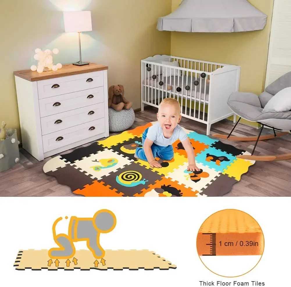 Animal Pattern Baby Play Mat Puzzle Toys For Kids Children EVA Foam Yoga Crawling Mats Floor Tapete Room Decor Baby Child Gifts C250926