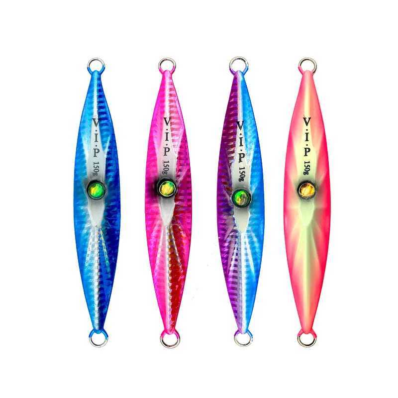 1PC Metal Slow Jig 150g200g250g300g400g500g600g Saltwate Jigging Lure Ocean Sea Fishing Lure Hard Bait Pesca Fishing Tack W250926