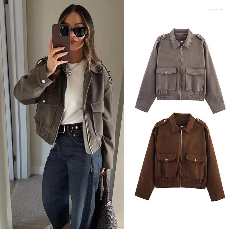 Women's Jackets Autumn 2025 Coats Fashion Loose Elegant Warm Street Chic Young Travel Outerwear