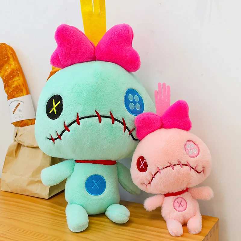 35cm KAWaii Plush Toy Scrump Green Pink Soft Stuffed cartoonRoom Decoration Pillow Plushies Doll Boy Girl Birthday Gifts Y250925