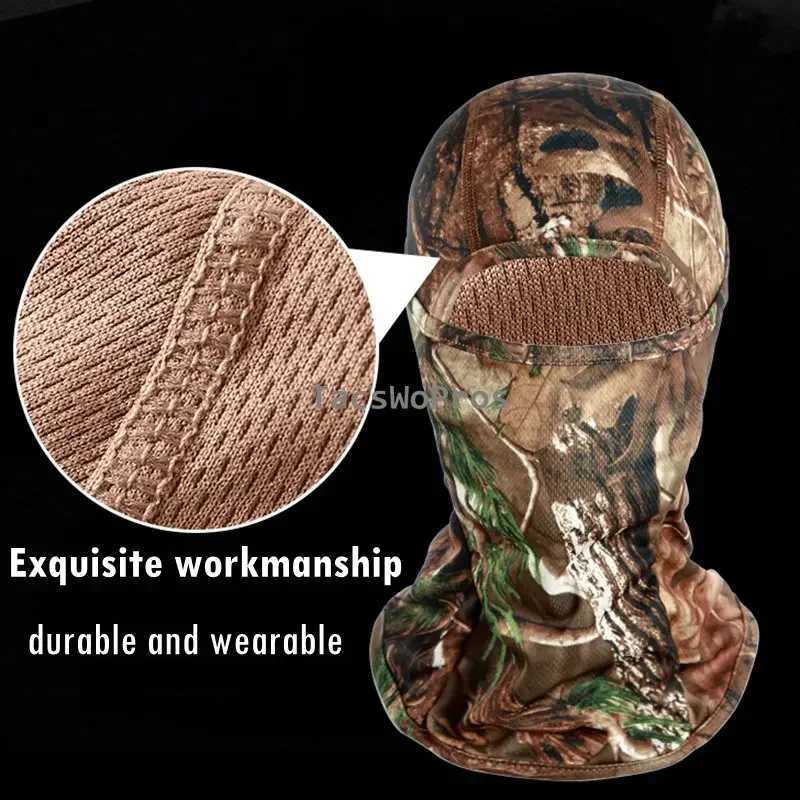 Tactical Camouflage Balaclava Full Face Mask Outdoor Hunting Bicycle Cycling Bandana Neck Gaiter Combat Airsoft Z250926