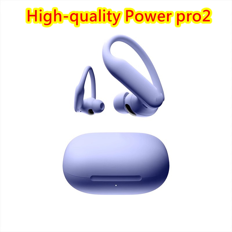 New 2025 Stylish Bestselling Sport Wireless Power Pro 2 Pop-up Noise Cancelling Bluetooth Headphones - True Wireless Headphones with Comfortable Earbuds for Running