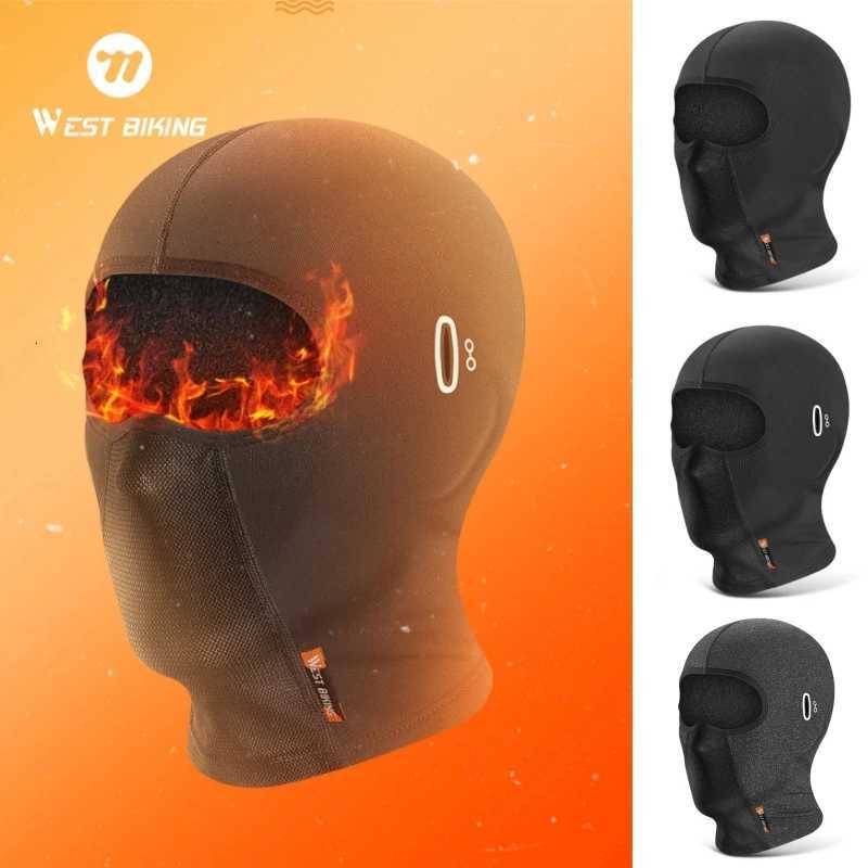 WEST BIKING Winter Men Cycling s Motorcycle Fleece Balaclava Mask Running Ski Hiking Hat Bicycle Windproof Thermal Sport Gear Z250926