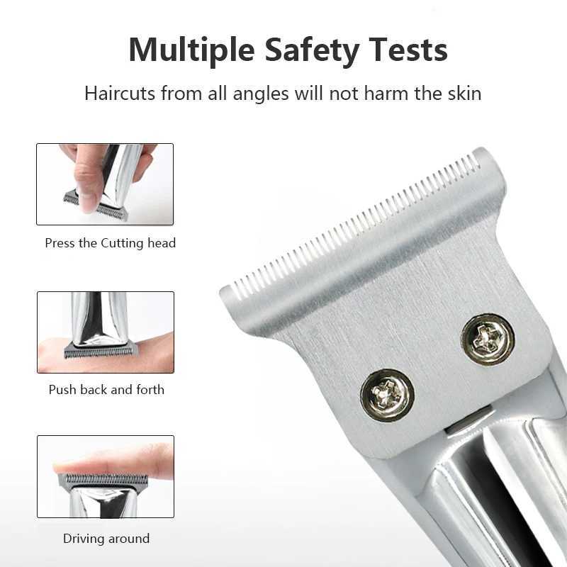 Carving Hair Clipper Hair Precision Trimmer Clippers Electric Machine Men Haircut Machine 0mm Barber Shaver Hair Style Tools R250926