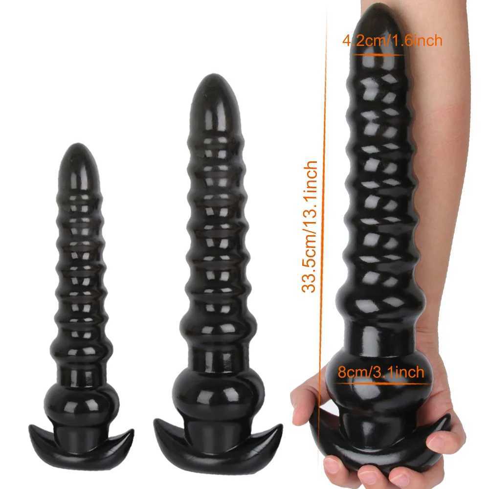 Large Butt Plug Sex Toys Long Anal Dildo For Women Men Huge Dilator Balls Big Beads Erotic Sexy Plugs Funny Adult Giant Analplug S25926