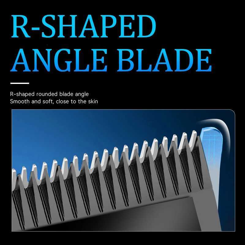 Kemei KMPG1071 Electric Hair Clipper UBS Rechargeable Cordless Beard Trimmer Men Powerful Electric Hair Clipper Trimming Tool R250926