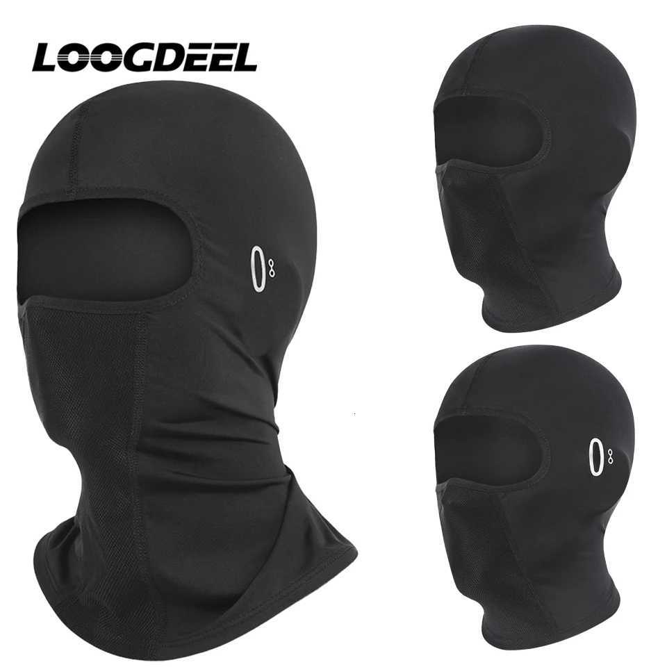 LOOGDEEL Cycling Balaclava Unisex Breathable Ice Silk Motorcycle Riding Sports Face Mask Neck Protect Summer Sunscreen Headwear Z250926