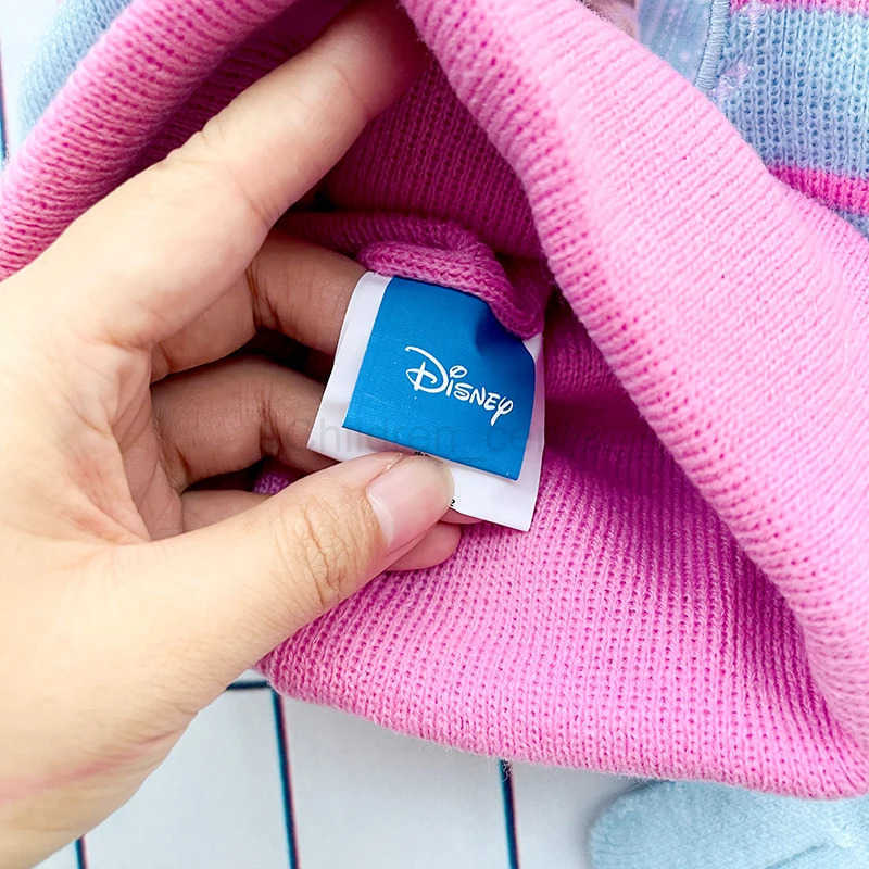 Disney 3pcsset 48Years childrens hat Elsa princess Cartoon hat scarf gloves hat knitted sets girl cap keep warm girls headgear H250926