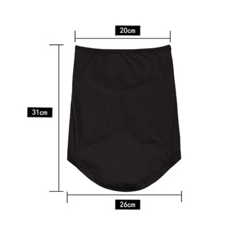 Outdoor Cycling Bandana Mesh Face Cover Half Mask HangEar Ice Silk Neck Gaiter Cool Tube Scarf Sport Running Hiking Z250926