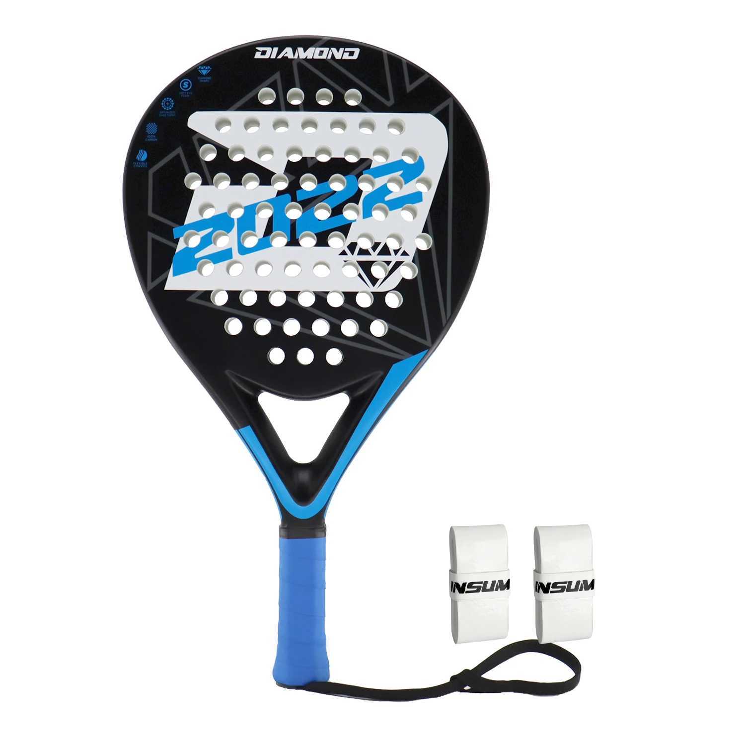 INSUM Padel Racket Full Carbon Fiber Surface High Balance EVA Soft Memory For Men Women Training Paddle J250926