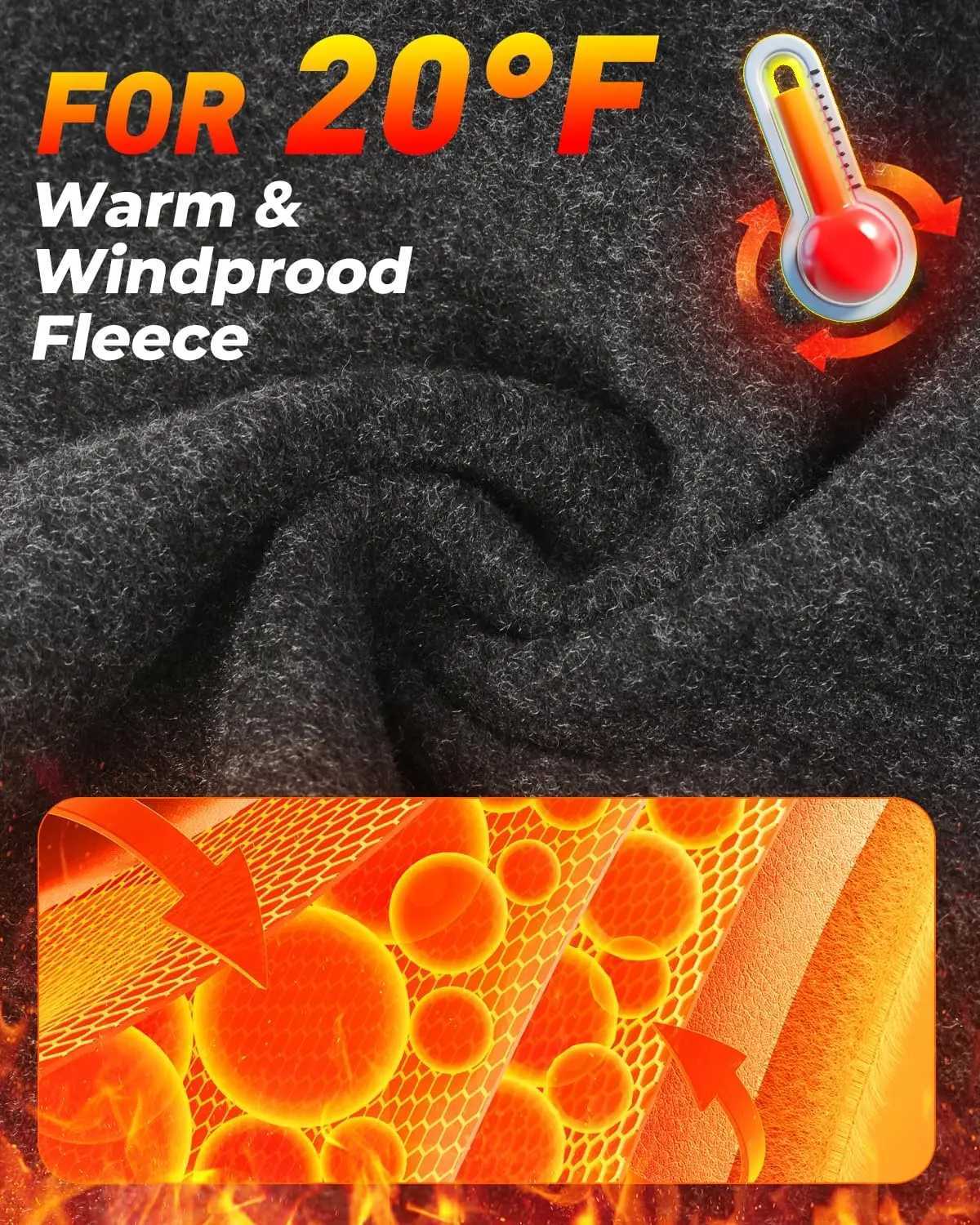 Thermal Balaclava Ski Mask Windproof Fleece Face Cover for Cold Weather Motorcycle Riding Skiing Snowboarding Outdoor Work Z250926