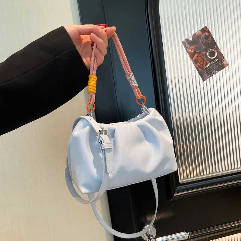 New Lady Shoulder Bag Wrinkled Cloud Pattern Crossbody Handbag Purse Perfect Gift for Wife Girlfriend Luxury Designer Handbag Z250926