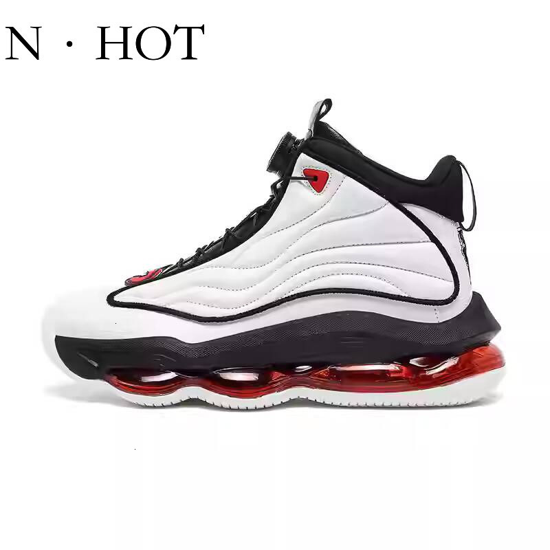 N HOT Designer Luxury Trendy Sneakers High Top Rotating Buckle Air Cushion Practical Basketball Shoes Youth Fashion Running Trendy Shoes Breathable Ca