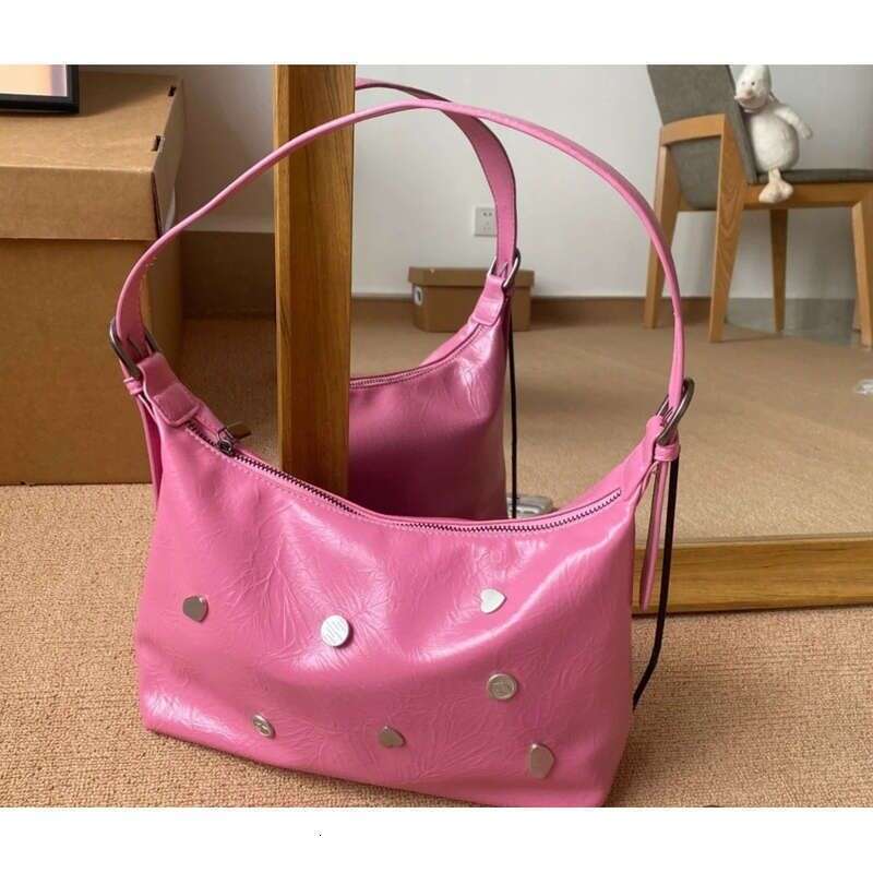 New White Rhinestone Tote Women's Single Shoulder Armpit Sier Spice Bag Fashion Hundreds Casual Exquisite