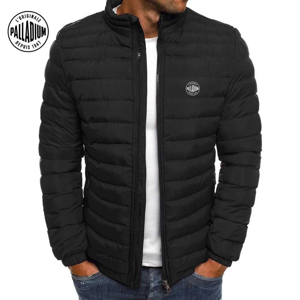 Palladium Mens Warm Down Jacket Brand Casual Fashion Coat Standing UR Winter W250926