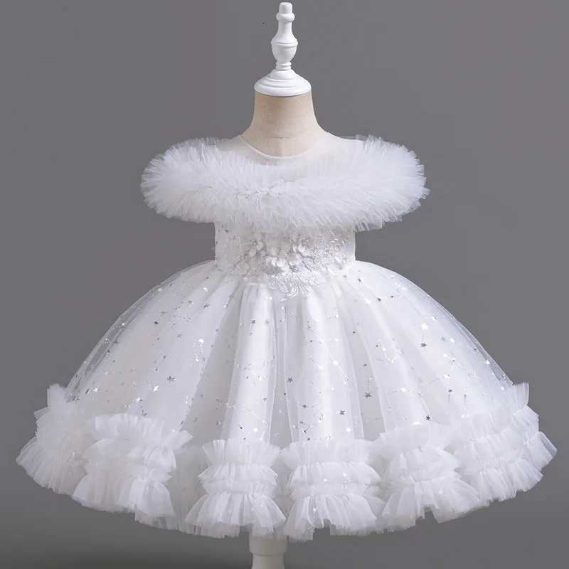 Fashion Princess Dress for Girls Sleeveless Lace Kids Girl Party Dress Summer Children Girls Evening Gown 312 Years Z250926
