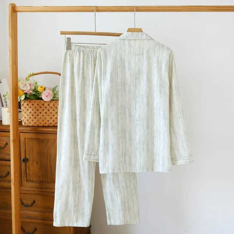 2025 AutumnWinter New Womens Pajama Set 100 Cotton Suede Fleece Long Sleeve Long Pants Two Piece Home Clothes Sleepwear Z250925