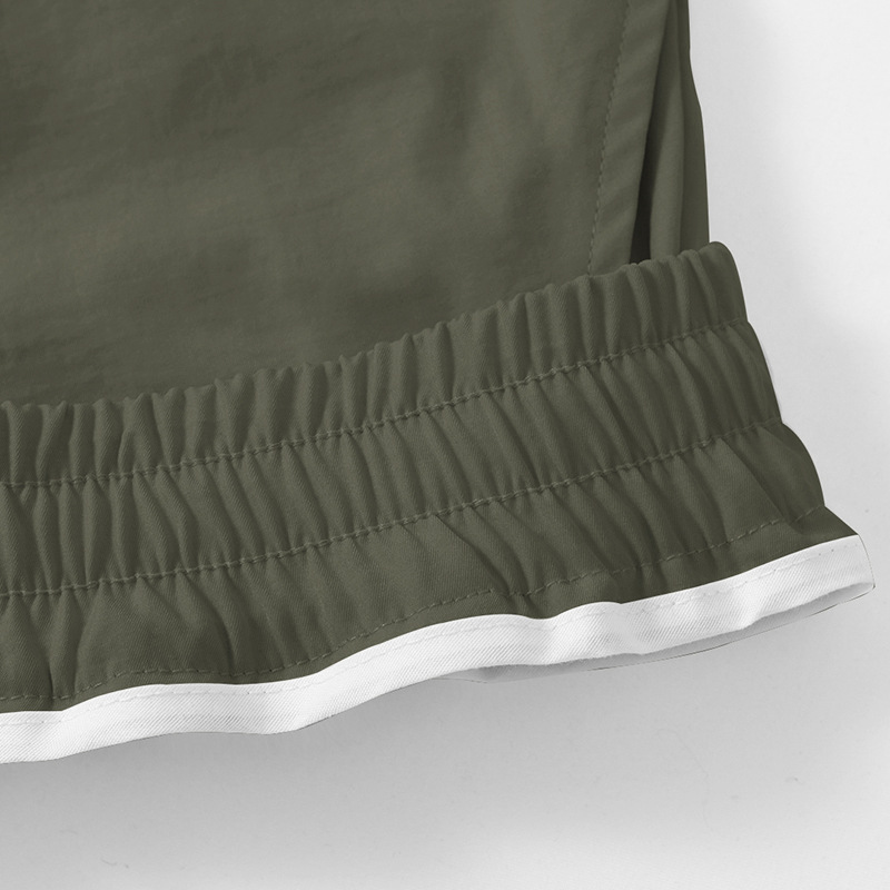 Men's Oversized Cargo Pants with Tapered Legs - Multi-Pocket American Workwear Design for Urban Exploration and Casual Wear European size: S-3XL