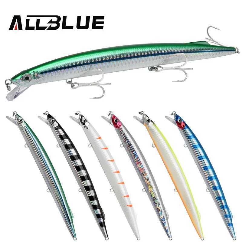 ALLBLUE SPRINT 195S Sinking Minnow Longcast Jerkbait Fishing Lure 195mm 35G Off Shore Saltwater Sea Bass Artificial Bait Tack W250926