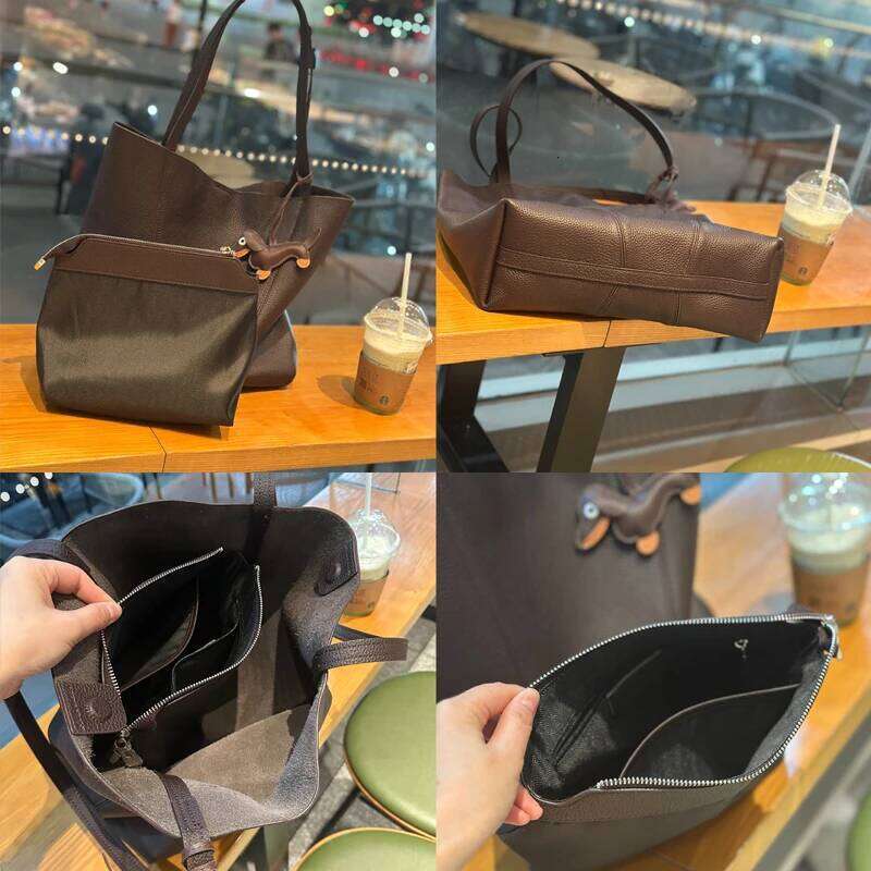 Female Soft Retro Cowhide Durable Casual Hand Bag Women's Cow Genuine Leather Shoulder Bags Ladies Fashion Trend Commute Handbag Suotong2509
