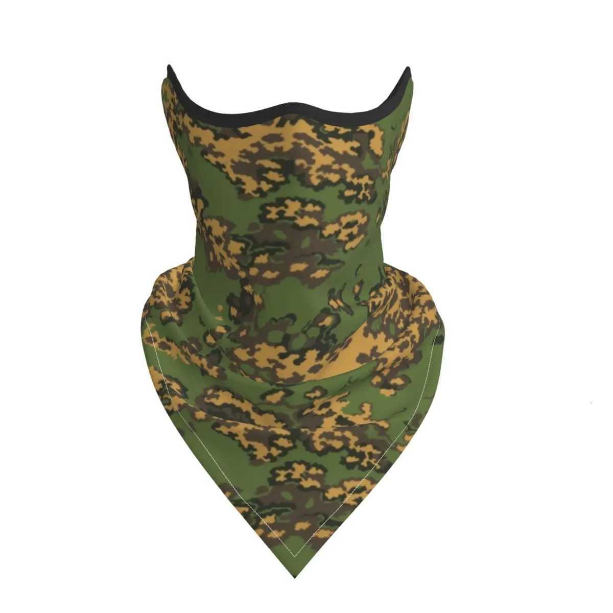 Russian Woodland Camouflage Bandana Neck Gaiter for Ski Running Men Women Camo Face Mask Wrap Scarf Z250926