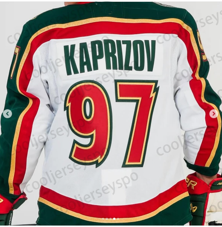 Personalized Custom Kirill Kaprizov 25th Anniversary Jersey Matthew Boldy Brock Faber Marc-Andre Fleury Marcus Foligno Zuccarello Eriksson Ek