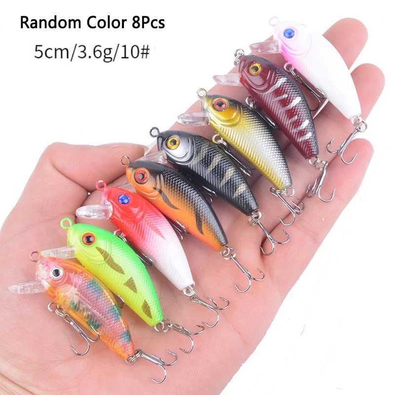 Crankbaits Set Mixed Colors Bait Fishing Lure Lot Minnow Wobbr Bass Swimbait Sea Swim Hard Lures Sinking Tack pesca W250926