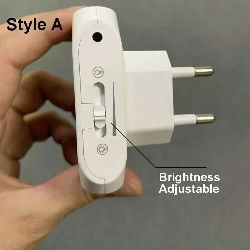 Motion Sensor LED Night Lights EUUSAUUK Plug Dimmable Cabinet Light for Baby Bedside Bedroom Corridor Wireless Lamp Lighting C250925