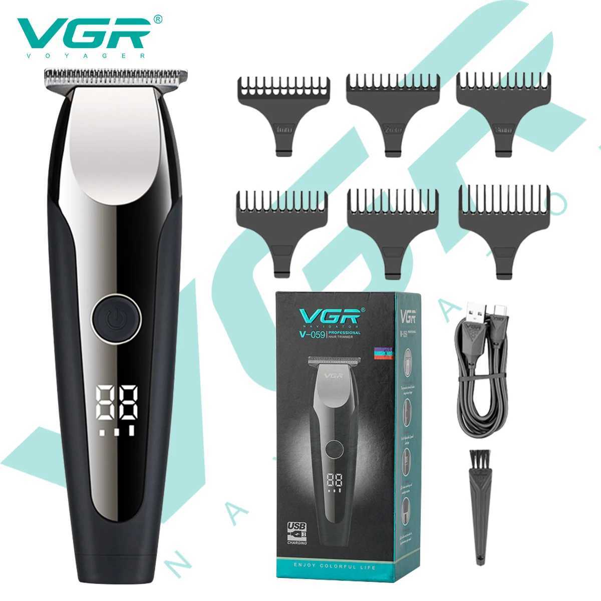 059 Professional Rechargeable Hair Clipper Electric Hair Clipper Mens Hair Trimmer R250926