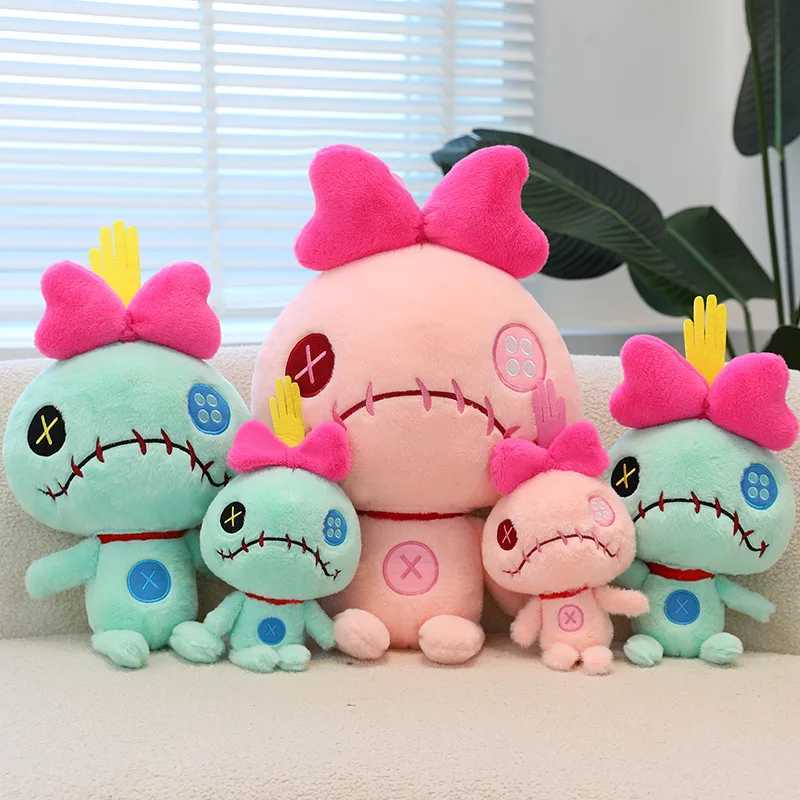 35cm KAWaii Plush Toy Scrump Green Pink Soft Stuffed cartoonRoom Decoration Pillow Plushies Doll Boy Girl Birthday Gifts Y250925
