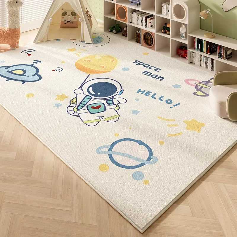 Childrens Play Carpet Room Living Room Bedroom Pass World Underwater World Space Carpet Washable Carpet Home Decoration C250926