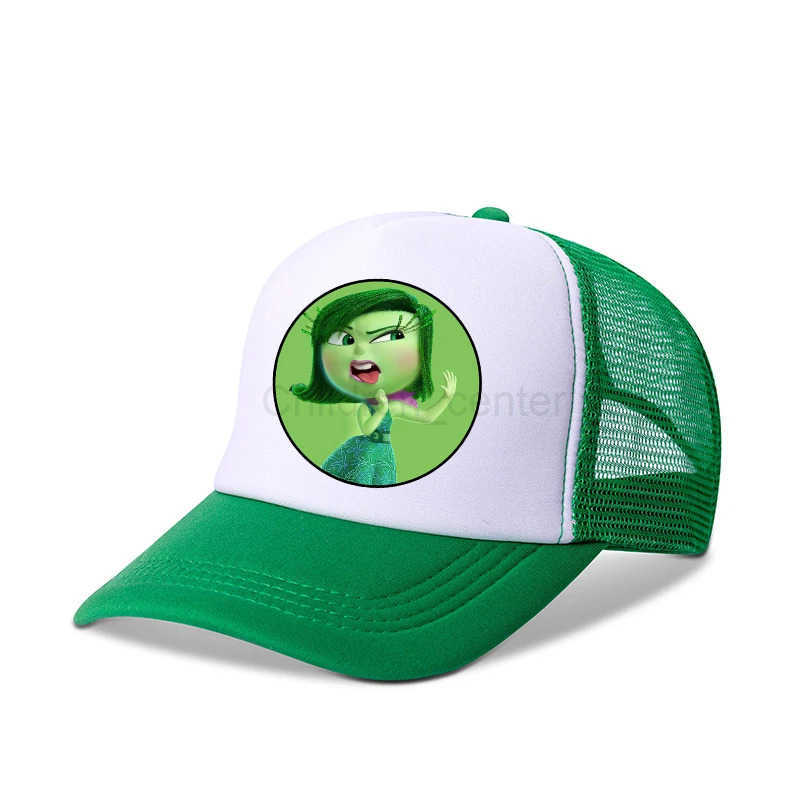 Disney Inside Out 2 Joy Sadness Girls Boys Child Baseball Caps Kids Hip Hop Mesh Hat Cartoon Anime Sunbonnet Shade Caps Gifts H250926