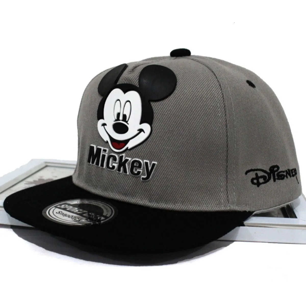 Disney Mickey Children Cartoon Baseball Cap peaked Caps Baby Girls Boys Adjustable Kids Hat festival Outdoor Sunscreen gift H250926