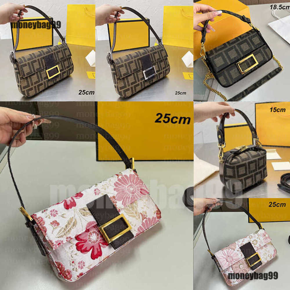 10A Shoulder Bags Designer Cherry blossom baguette Bags Fashion Women Crossbody Vintage Change purse Canvas Messenger Bag Underarm Handbag coin Purse Wallet mini