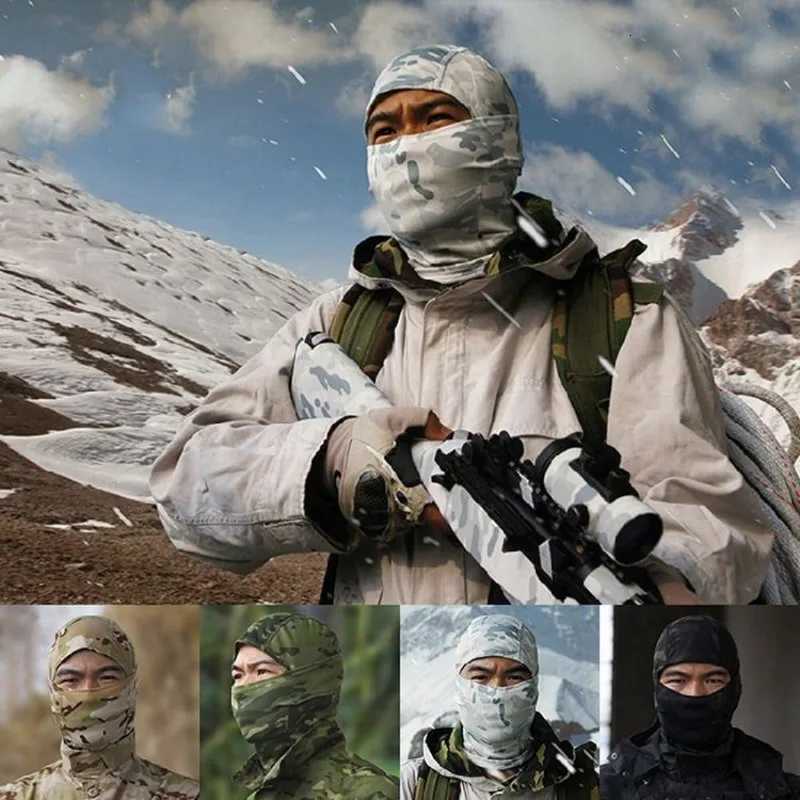 Full Face Camouflage Balaclava Mask Sunscreen Breathable Ski Bike Cycling Fishing Hunting Scarf Full Face Men Head Cover Z250926